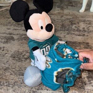 Mickey Mouse Plush with Blanket